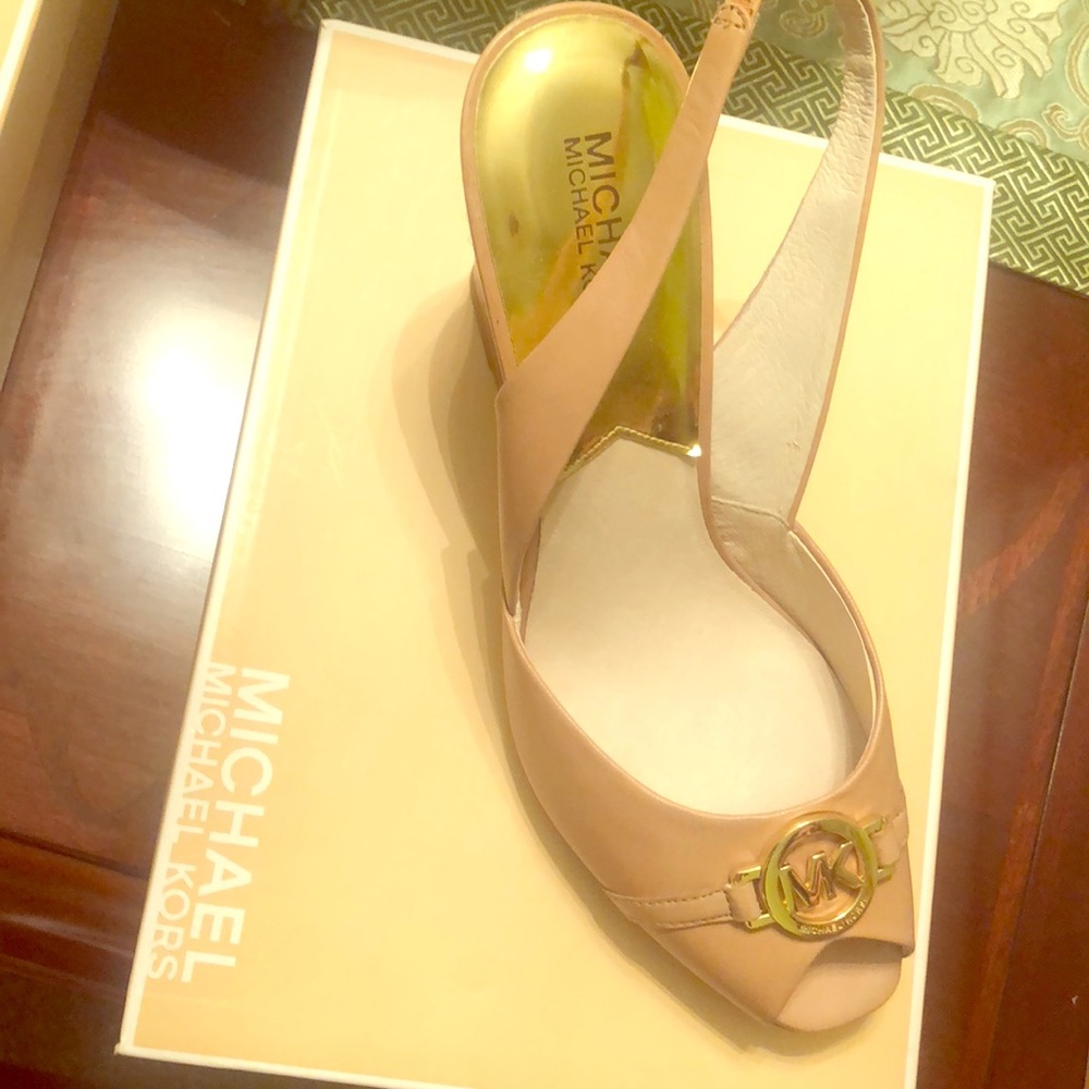 Michael kors wedge heels